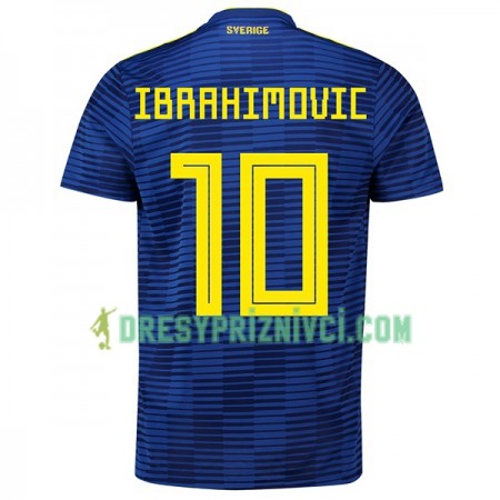 Fotbalový Dres Švédsko Ibrahimovic 10 Venkovní MS 2018